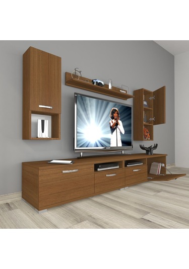 Decoraktiv Eko 5220da Mdf Tv Ünitesi Tv Sehpası Ceviz
