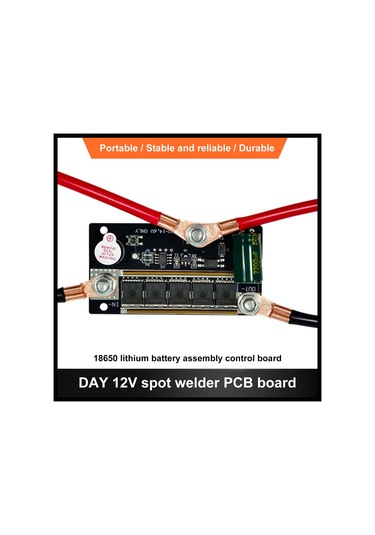 Kangvka 12v Taşınabilir Pcb Devre Kartı Nikel Levha Kaynak Cihazı - Lityum Pil 18650/26650/32650 Uyumlu 90-150a Akım