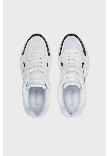 Guess Bayan Ayakkabı Fltnow Fal12 Whıbr Beyaz-kahve Beyaz - Kahverengi