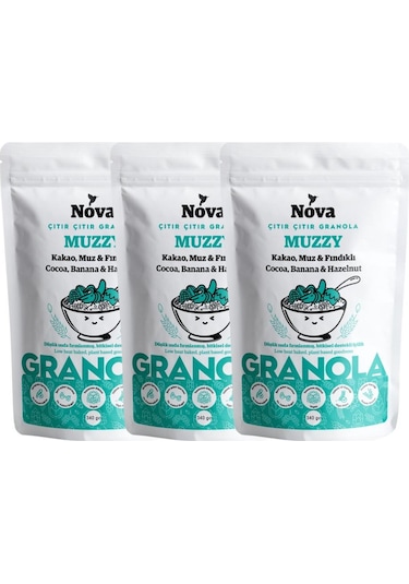 Nova Granola Muzzy 3 x 340 G