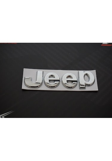 Jeep Kaput Bagaj 3M 3D Krom Metal Logo Amblem Arma