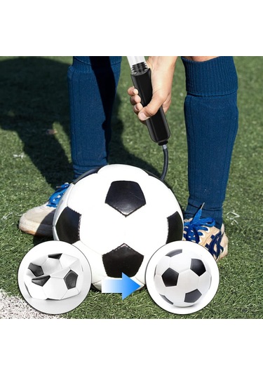 Spor Topları İçin Basketbol Topu Pompası 10 Adet İğne Ve 2 Adet Nozul İle