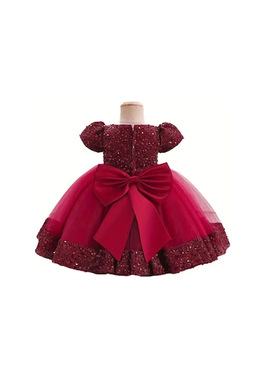 Dharma Çiçek Model Çocuk Abiye - Gösteri Elbisesi - Doğum Günü Kıyafeti Balo Elbise Mezuniyet Elbise A.Yeşil