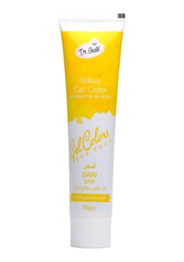 Dr Gusto Tüp Jel Gıda Boyası Sarı - 50 Gr