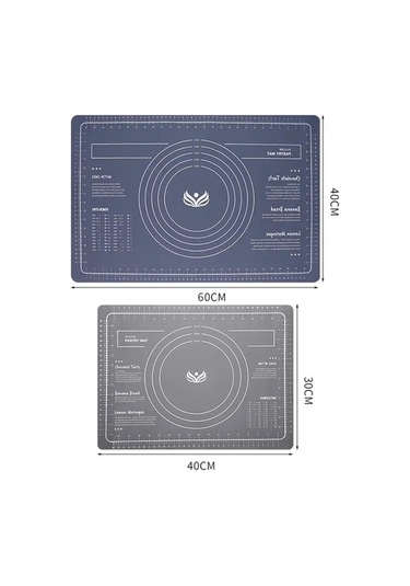 Novahub Yeşil Dayanıklı Silikon Hamur Mat - Anti-düşük Sıcaklık Yoğurma Mat - Kaymaz - Çok Fonksiyonlu Tatlı Pasta Hamur Sarma Mat