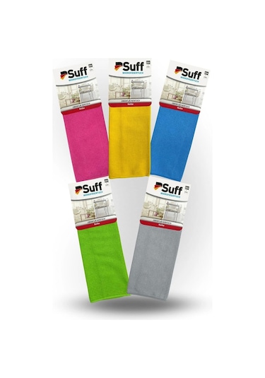 Suff Karanfil Mikrofiber Bez 40x40 Renkli