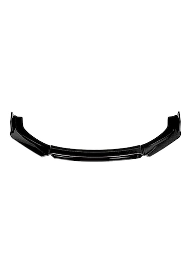 Renault Clio 1 1990-1998 Siyah Şeritli Renkli Ön Ek Ön Lip Piona Black 4 Prç