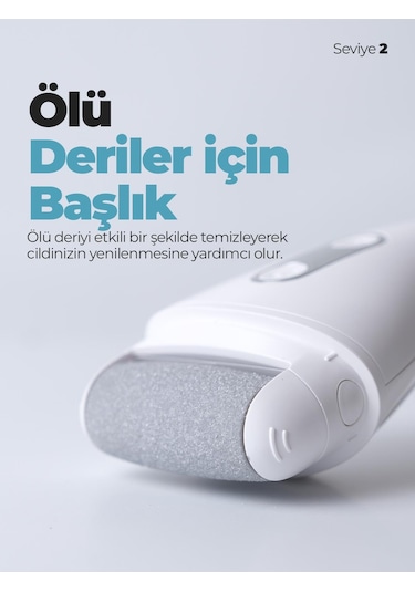 Pirantech BCM-1138T Led Ekran Göstergeli Turbo Modlu Su Geçirmez Ayak Bakım Törpüsü