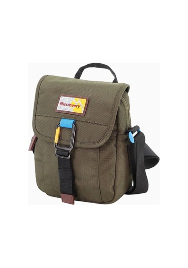 Discovery Icon Rfıd Korumalı Flap Over Utility 2.8l Kapasiteli Unisex Omuz Çantası Haki 1