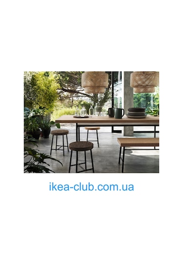 Sinnerlig Sarkıt Lamba Bambu Avize, 50 Cm Bambu