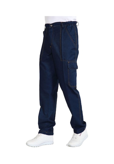 Şensel, Yazlık Kot İş Pantolonu, Lacivert, -82E545-
