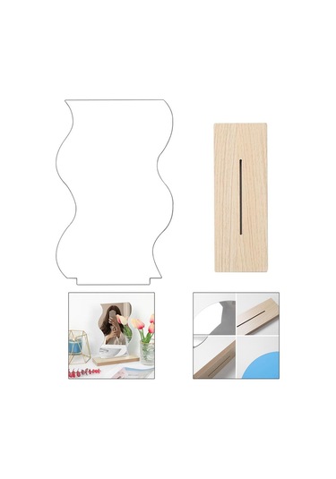 Suntek Banyo A Için Düzensiz Akrilik Makyaj Aynası Dekoratif