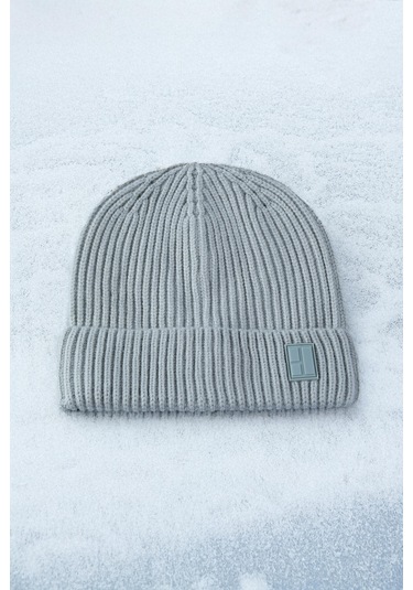 Gri Düz Örgü Bere 323024etc001 007 Gri
