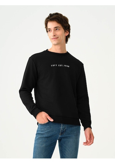 Loft Erkek Sweatshirt Siyah Lf2037100 25kp69000085 P6934 Siyah