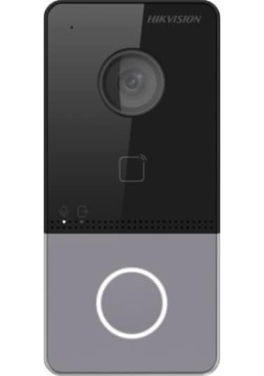 HIKVISION DS-KV6113-WPE1 VİLLA TİPİ TEK BUTON DIŞ ÜNİTE (ZİL PANE