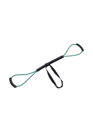 Pazly--direnç Bantları Çekme Halat Askı Gölge Boks Egzersiz Egzersiz Karate Kol Yeşil 30 Lbs Siyah