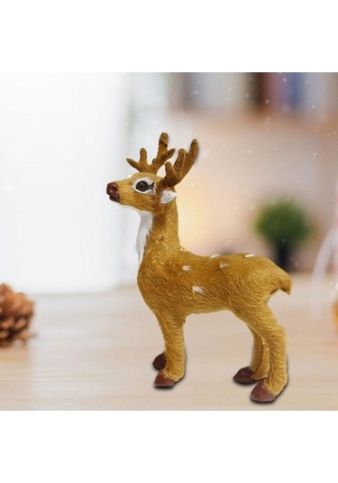 Lijinxu Geyik Süsü Tatil Dekorasyonları 11cmx4cmx14cm