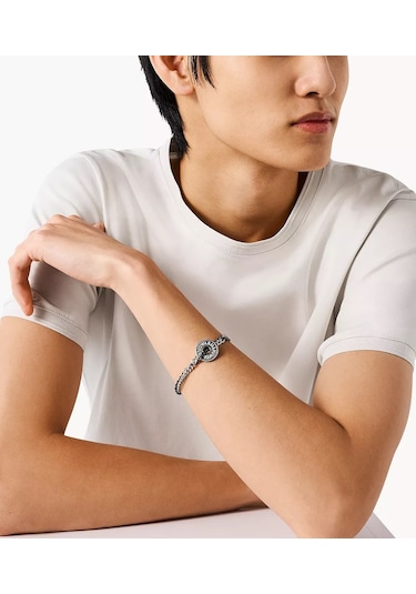 Emporio Armani Ajegs3094-040 Bileklik Metalik Gri
