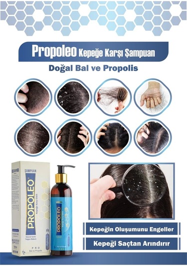 Propoleo Bal ve Propolis Özlü Kepeğe Karşı Şampuan 250 ML