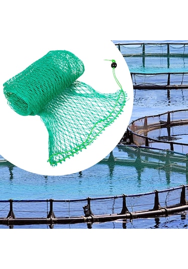 Homyl Balık Ağı Çantası Tutma Çok Amaçlı Bağcıklı Kafesi 2m