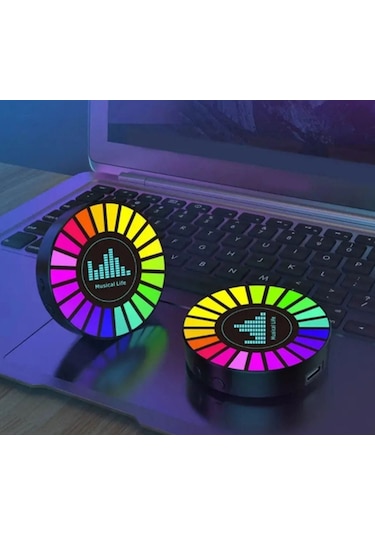 Sese Duyarlı Araçiçi Ve Masaüstü Kullanılabilen Ekolayzer Rgb