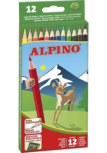 Alpino Uzun Kuru Boya 12'li AL-10654