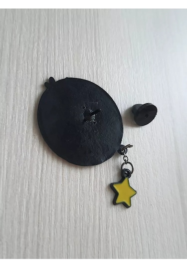 Proshik Küçük Prens Broş Küçük Rozet 242630018 Gri