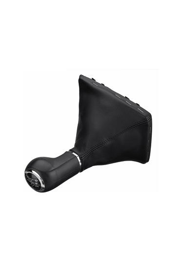 Samdoo Opel Astra Corsa Zafira B 05-10 İçin 6 Vitesli Deri Vites Topuzu Ve Kılıf Seti Siyah