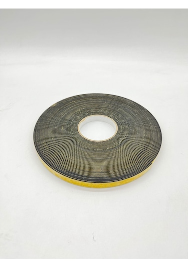 Contacall Epdm Kauçuk Kapı Pencere İzolasyon Bandı Yapışkan Sünger 2 Mm Kalınlık 15 Mm Genişlik 25 Metre Uzunluk / Epdm 2x15