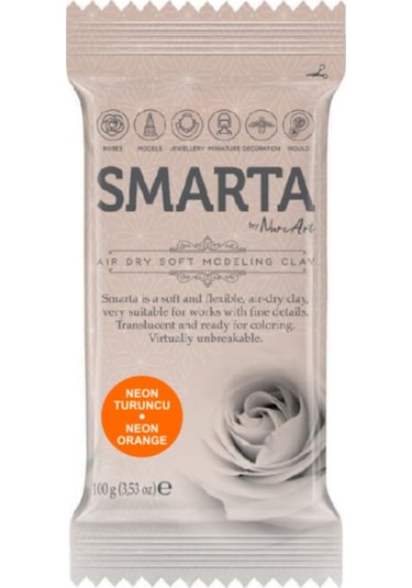 Smarta Modelleme Hamuru 100 Gr. Neon Turuncu