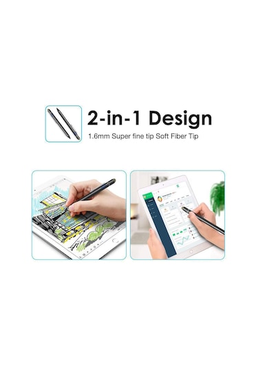 Geeroyoo Beyaz Yp0004 Kelepçe Uçlu İpad-android Ev Tamiri Stili Kapasitif Dokunmatik Kalem - Huawei, Vivo, Xiaomi, Oppo Uyumlu