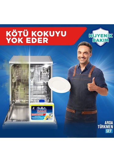 Finish Limon Kokulu Sıvı Bulaşık Makinesi Temizleyici 250 ML