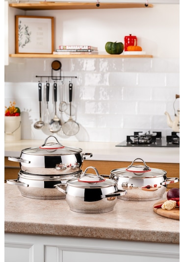 Emsan Seylan Tencere Seti 8 Parça