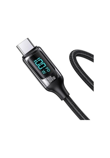 Novahub Usams Us-sj546 Dijital Çipli Örgülü 1.2m 100w Pd Type-c Hızlı Şarj Kablo