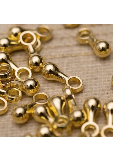 Kafebizu Zinciri İçin Uç Yakl. 180 Adet 7x2.65 Mm Altın Kaplama 208222075
