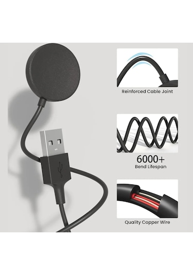 Samsung Galaxy Uyumlu Watch 4/5 Active R820 R830 Akıllı Saat Şarj Aleti