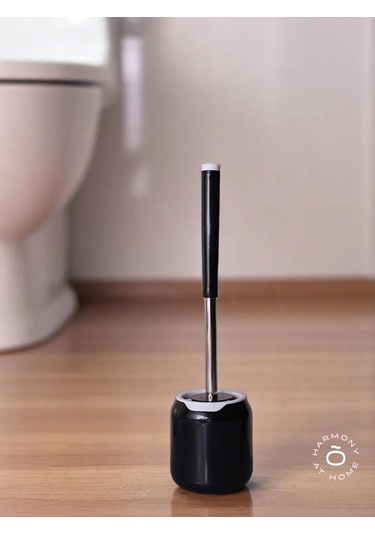 Tohomu Siyah Silikon Tuvalet Fırçası 435456684 Siyah