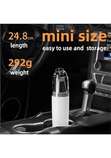 Jialan El Taşınabilir Elektrikli Süpürge Akülü Mini Akıllı Usb