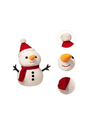 Suntek Yılbaşı Peluş Oyuncak Hediyeleri Yastık Oturma Odası Için Kardan Adam