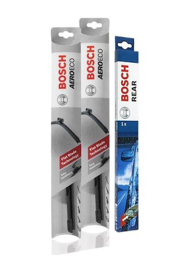 Bosch Aeroeco Ford Fiesta Ön Arka Silecek 2008-2017