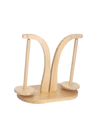 Dolıty İplik Topu Tutucu Anne Hediye Dönebilen Ahşap-rengi