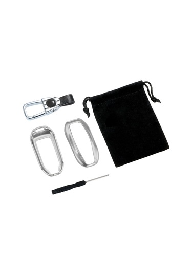 Neevoyu Tesla Model 3/s Anahtar Kılıfı, Alüminyum, Sinyali Etkilemez, Metal Anahtar Zinciri İle, Kırılmaya Dayanıklı, Silver