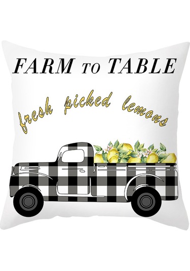 Yeni Sade Tarzda Baskılı Yastık Kılıfı No.52 Ekru