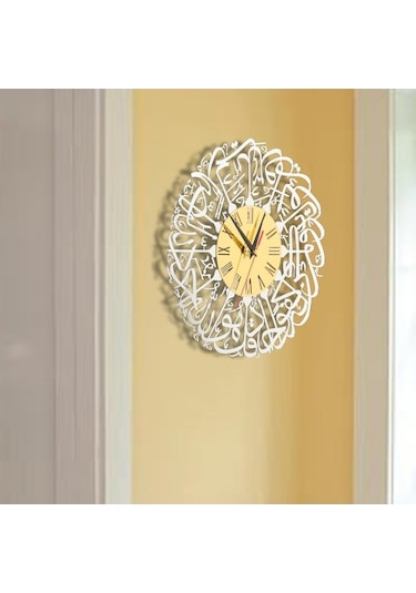 Pazly Yatak Suntek Stil-d Stil Sessiz Saati Saat Ramazan Duvar D Asılı Kh Çok Renkli