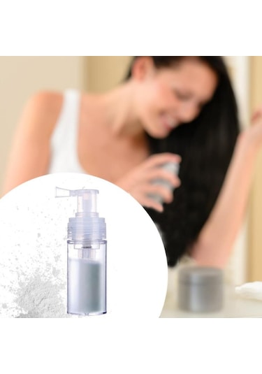 Mufunye 110 Ml Toz Sprey Şişesi, Taşınabilir, Katlanabilir Pompa Başlığı