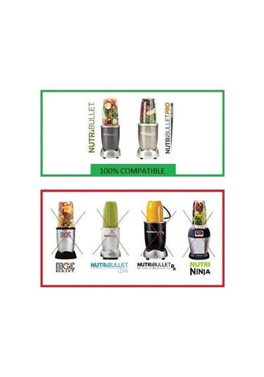 Ulzyvf Oz Nutribullet Nb-101b/nb-201 İçin Siyah Seti Bıçak Bardak 600w-900w 32 - Fy Siyah Siyah