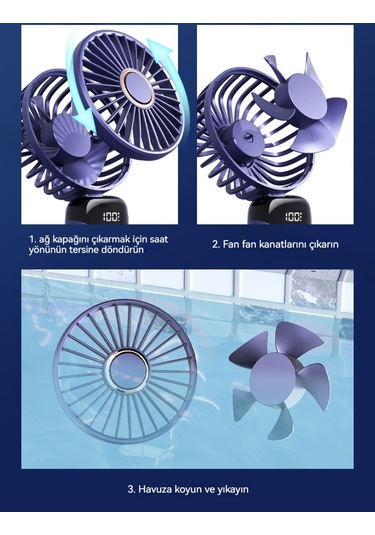 Eternal Luck N15 El USB Mini Taşınabilir Katlanır Küçük Fan