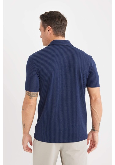 DeFacto Slim Fit Dar Kesim Polo Yaka Pamuklu Kısa Kollu Tişört X2594AZ25SPNV31