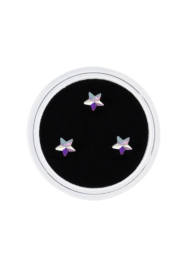 3 Adet Diş Dişleri Kristal Süsleme Diş Taşlar Moda Diş Taşlar Güzellik Elmas Diş Kristal Diş Takı Dekorasyon Bur Açık Gri