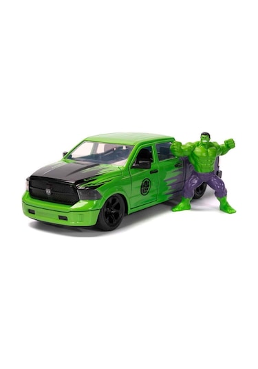 1:24 Marvel Avengers 2014 Ram 1500 Model Araba Ve Hulk Figür